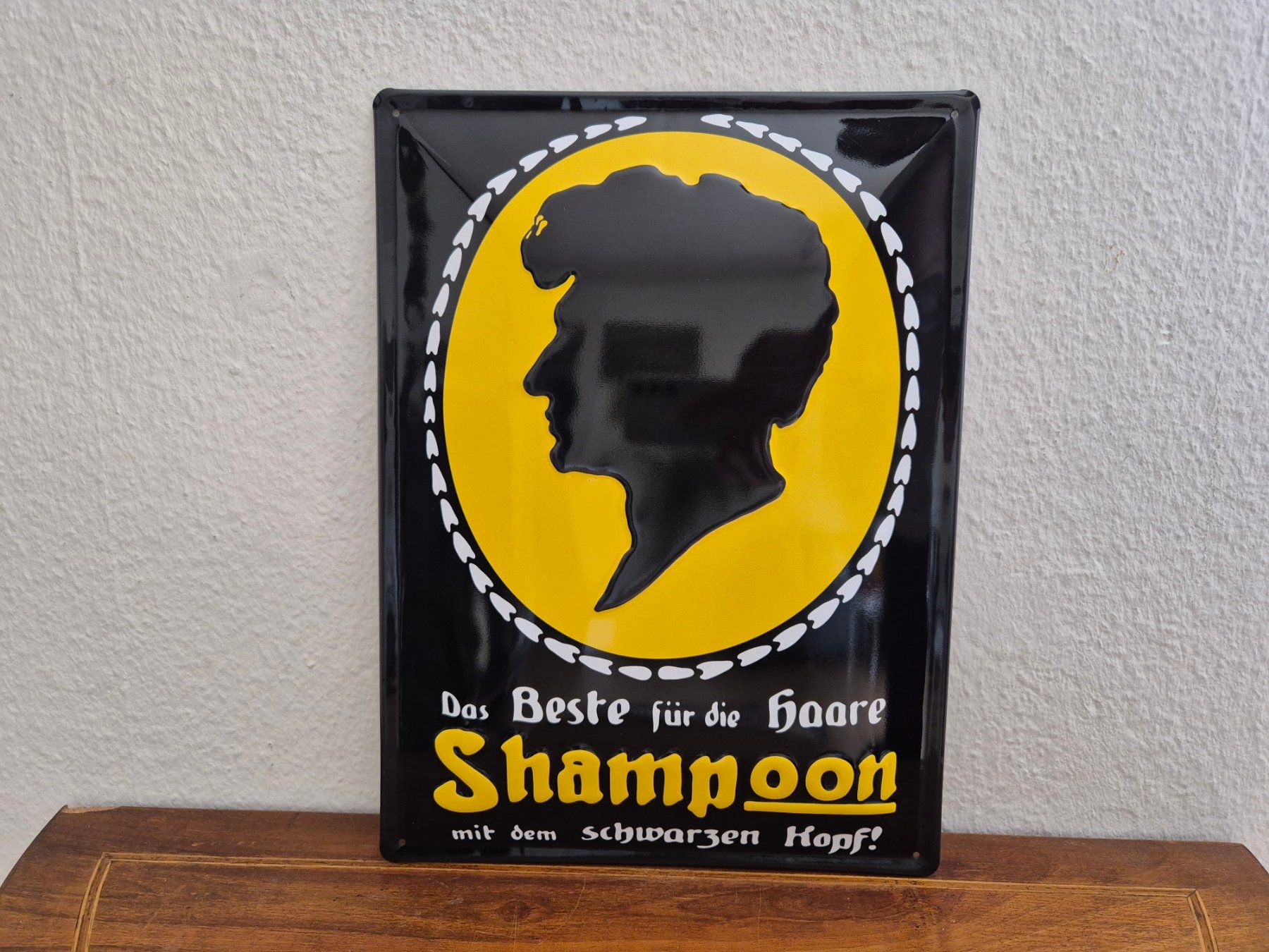 Schilder: Blechschild Schwarzkopf Logo Coiffeur Salon Schild Blech – Neu (gemäss Beschreibung) aus Schaffhausen von pfanis09