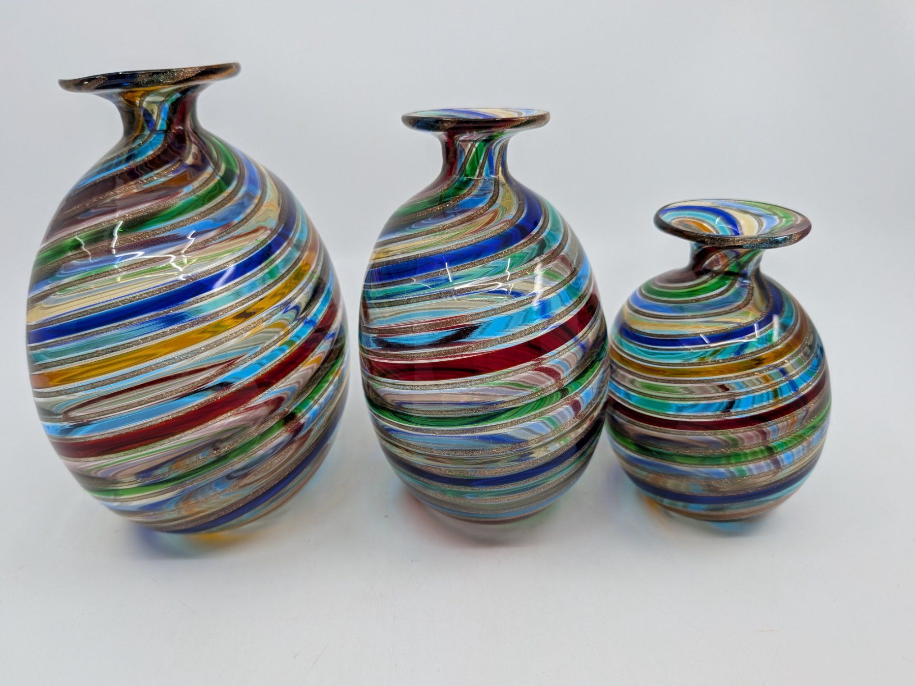 Murano Vase & Récipients: 3 Murano Flaschen, Flakons oder Vasen – D'occasion à Emmen par magelan 2