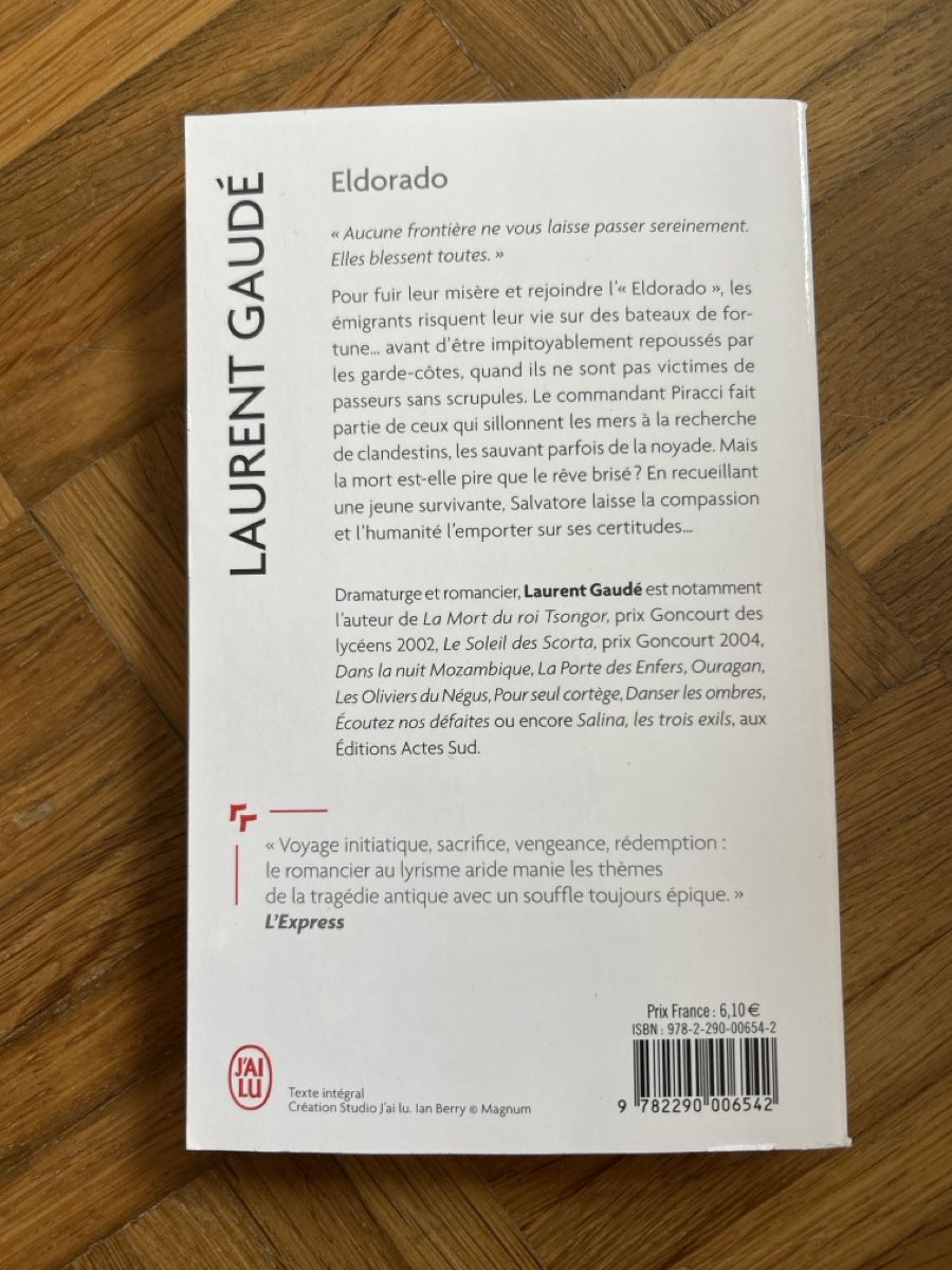 Bücher: Laurent Gaudé Eldorado  – Gebraucht aus Zürich von cor_55xv 1
