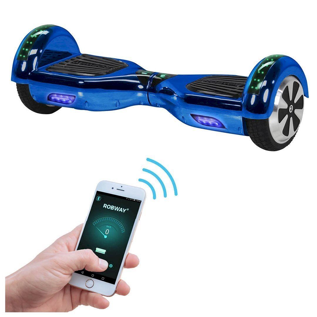 Hoverboard: ROBWAY W1 Hoverboard 6.5" blau chrom – Nuovo e nell'imballaggio originale da Bottighofen venduto da zaap