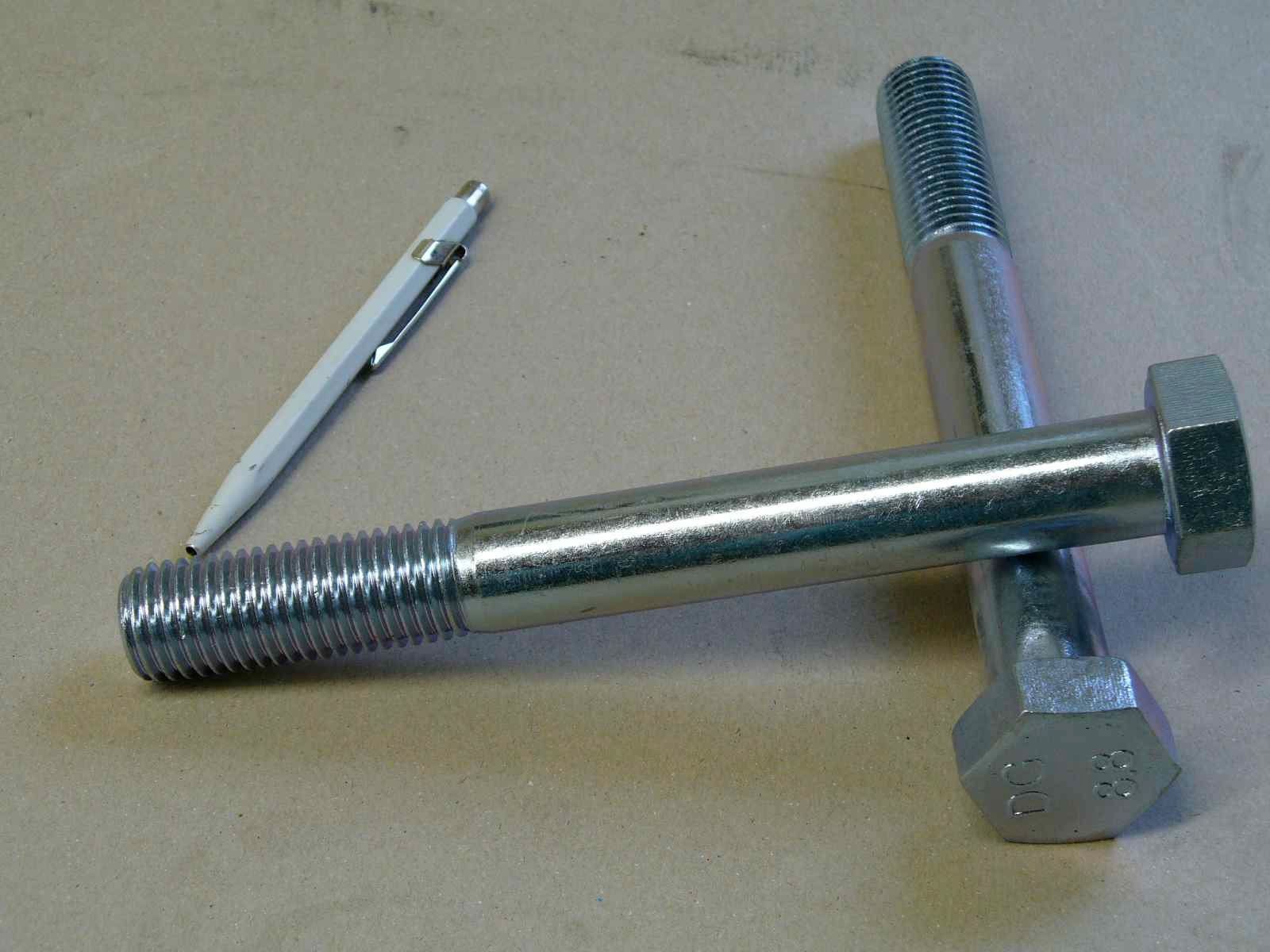 Metall- & Schlosserei Sonstiges: Schraube M24 x 200 oder x260  1 Stück von 8 – Neu (gemäss Beschreibung) aus Samstagern von Betscha