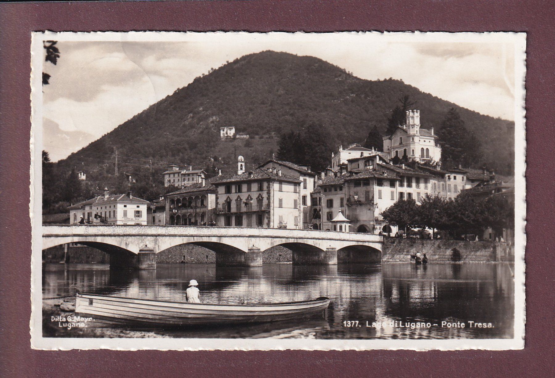 Cartes postales: PONTE TRESA - Barca - 1939 – D'occasion à Pully par nicecards