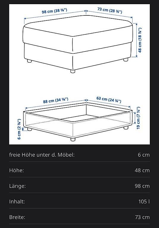 Sofas: Vimle 2er Sofa + Hocker – Gebraucht aus Therwil von yer_7ryh 4