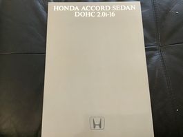 Honda Accord Sedan DOHC 2.0i-16 Faltprospekt 6 Seiten