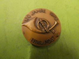Medaille 33 mm 120 Jahre Eidg. Post 1970