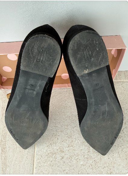 Scarpe da donna: Pretty Ballerinas mit Bronze Mäscheli Grösse 40 – Usato da Brig venduto da clo_8qjr 4