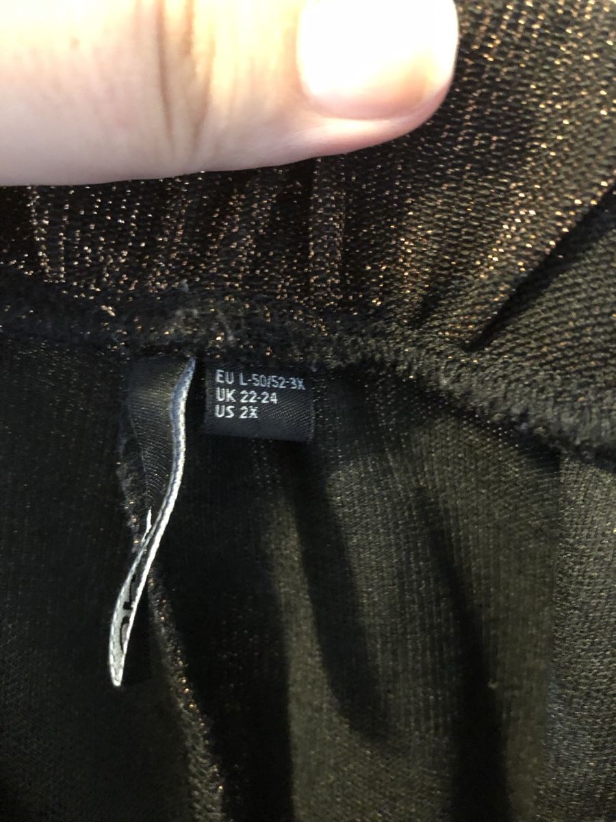 Only Pantaloni: Glitzer Hose von Only gr. 3XL – Usato da Zürich venduto da Excalibur.zh 1