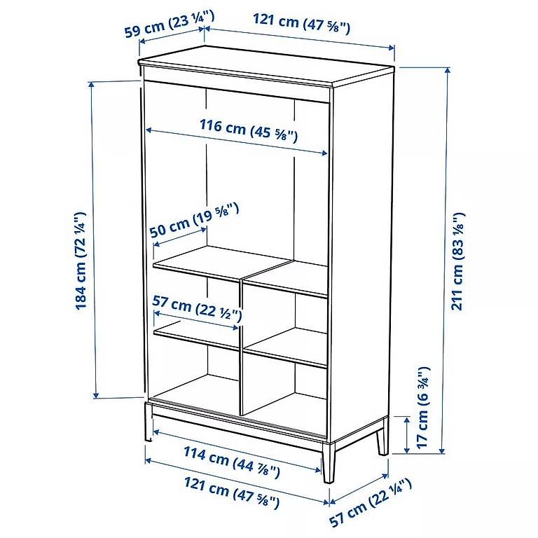 Ikea Armadi: Idanas Ikea Schrank mit Tablar – Usato da horw venduto da jen_k2bb 1