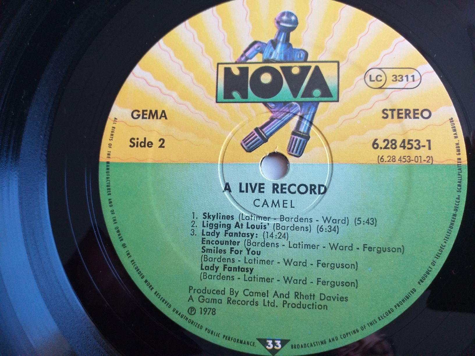 Schallplatten: Camel A Live record – Gebraucht aus Zürich von markus234 6