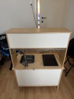 Kinderkitchenette Holz Weifs mit Mikrowelle guter Zustand
