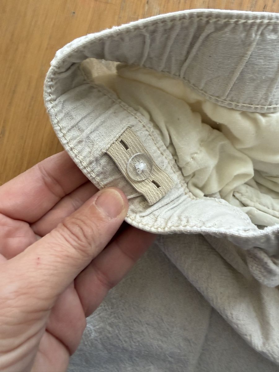 Vertbaudet Pantaloni: Beige Shorts mit 55 % Leinen von Vertbaudet Gr. 140 – Usato da Aarau venduto da Tam6 5