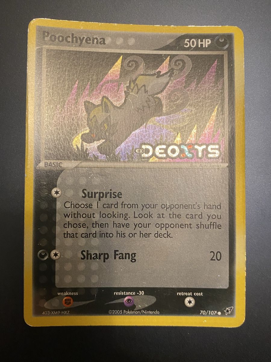 Pokémon Carte collezionabili: Poochyena Ex Deoxys stamped reverse holo – Usato da Zürich venduto da ico_9ych 1