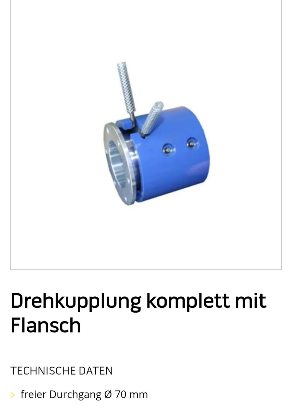 Accessori Trattori &Veicoli agricoli: Drehkupplung Gülleverteiler Neu – Nuovo (secondo la descrizione) da Sumiswald venduto da stalder1984