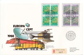 SBK 763 - 764 im 4er-Block FDC Grossbrief