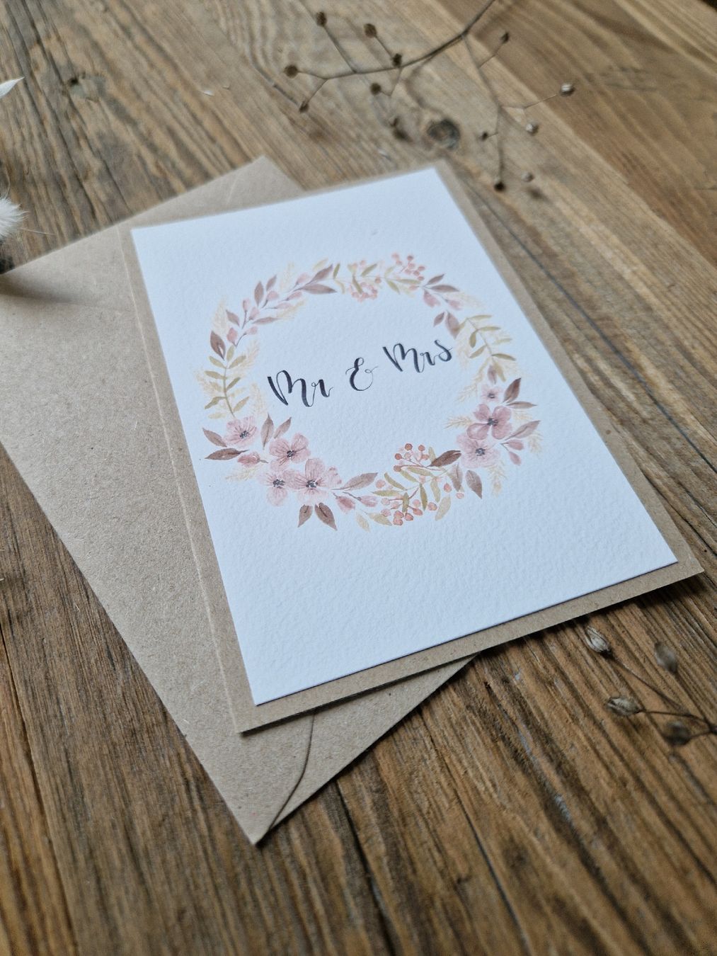 Cartoline: Handgemachte Grusskarte zur Hochzeit – Nuovo e nell'imballaggio originale da Grosshöchstetten venduto da sim_t9dc 2