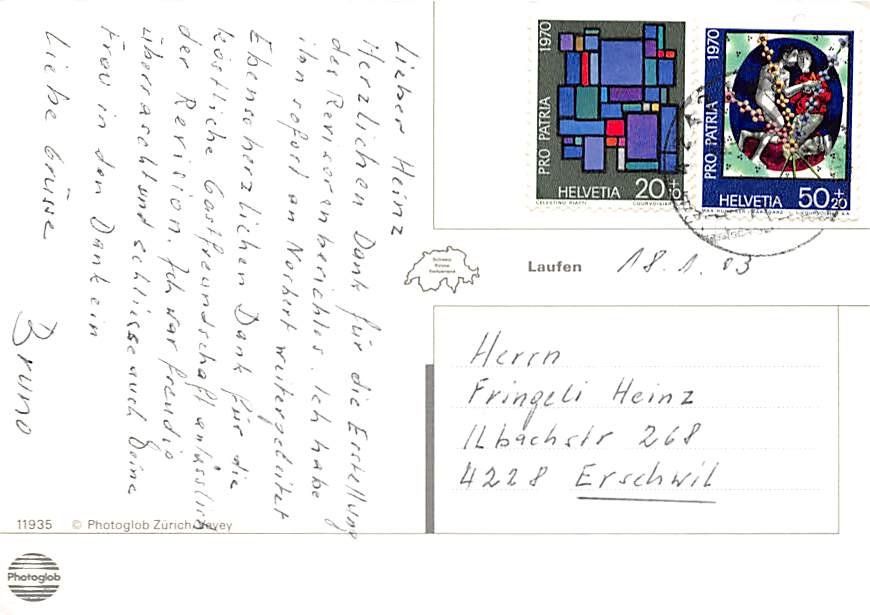 Cartes postales: BL - Laufen – D'occasion à Ottikon b.Kemptth. par Neptun1974 1