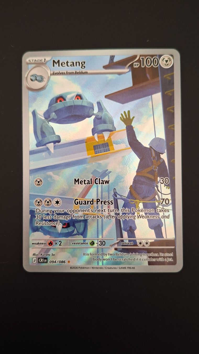 Pokémon Carte collezionabili: Metang #094 Chaos Rising EN – Usato da Biasca venduto da Sara_Poke123