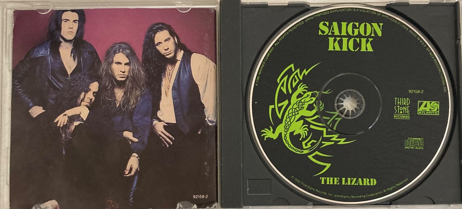 CD: SAIGON KICK - THE LIZARD – Usato da Poliez-Pittet venduto da Newtown-Records 2