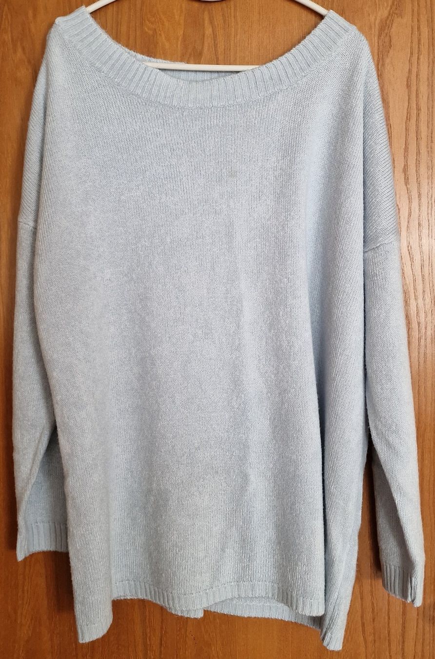 Pullover & Sweatshirts: Damen Pullover BPC Bonprix Collection, Hellblau, Gr. 48/50 – Gebraucht aus Haslen GL von ricarono