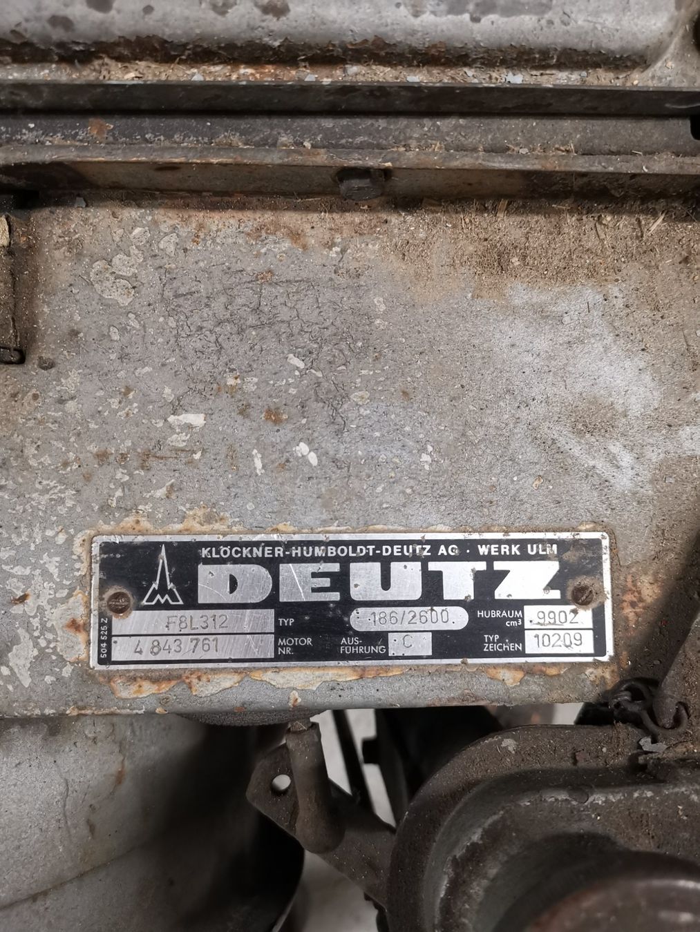 Deutz Motori: Deutz Motor V8 Typ F8L312 – Usato da Buttwil venduto da obelix-idefix 1