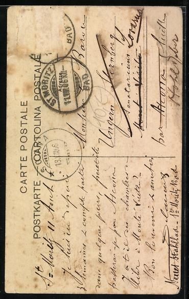 Cartes postales: Bregaglia, Castelmuro, Strada postale, P – D'occasion à Berlin par bartko-reher 1