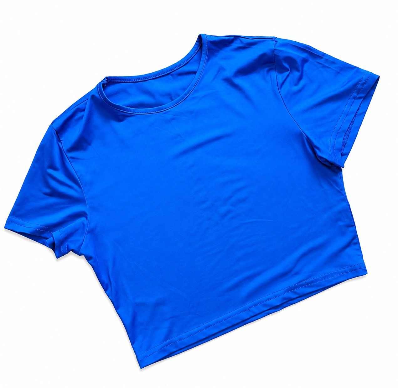 T-Shirts: Blaues Crop Top Gr. M – Neu (gemäss Beschreibung) aus Fully von VaneaSelection 1