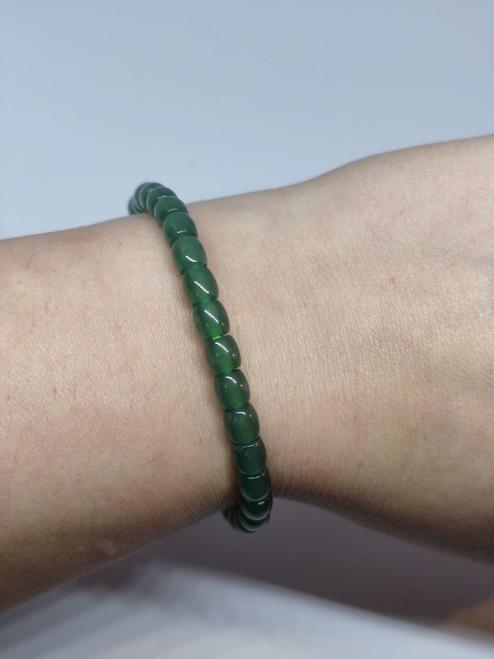 Bracciali & Braccialetti: Burmese Jade Armband, Durchmesser ca. 6cm – Nuovo (secondo la descrizione) da St. Gallen venduto da GIULESGG 5