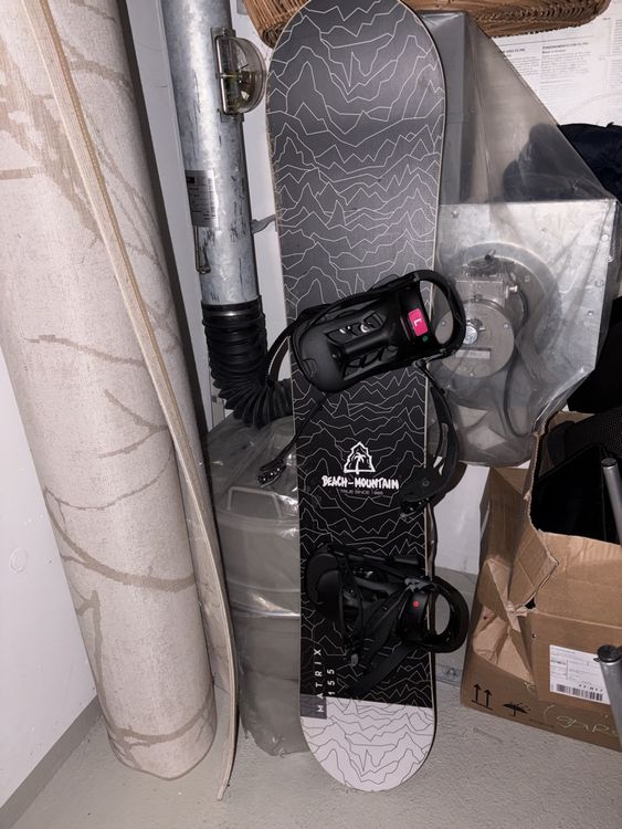 Beach-Mountain Matrix 155 Snowboard with Bindings. Ready! (Gebraucht ...