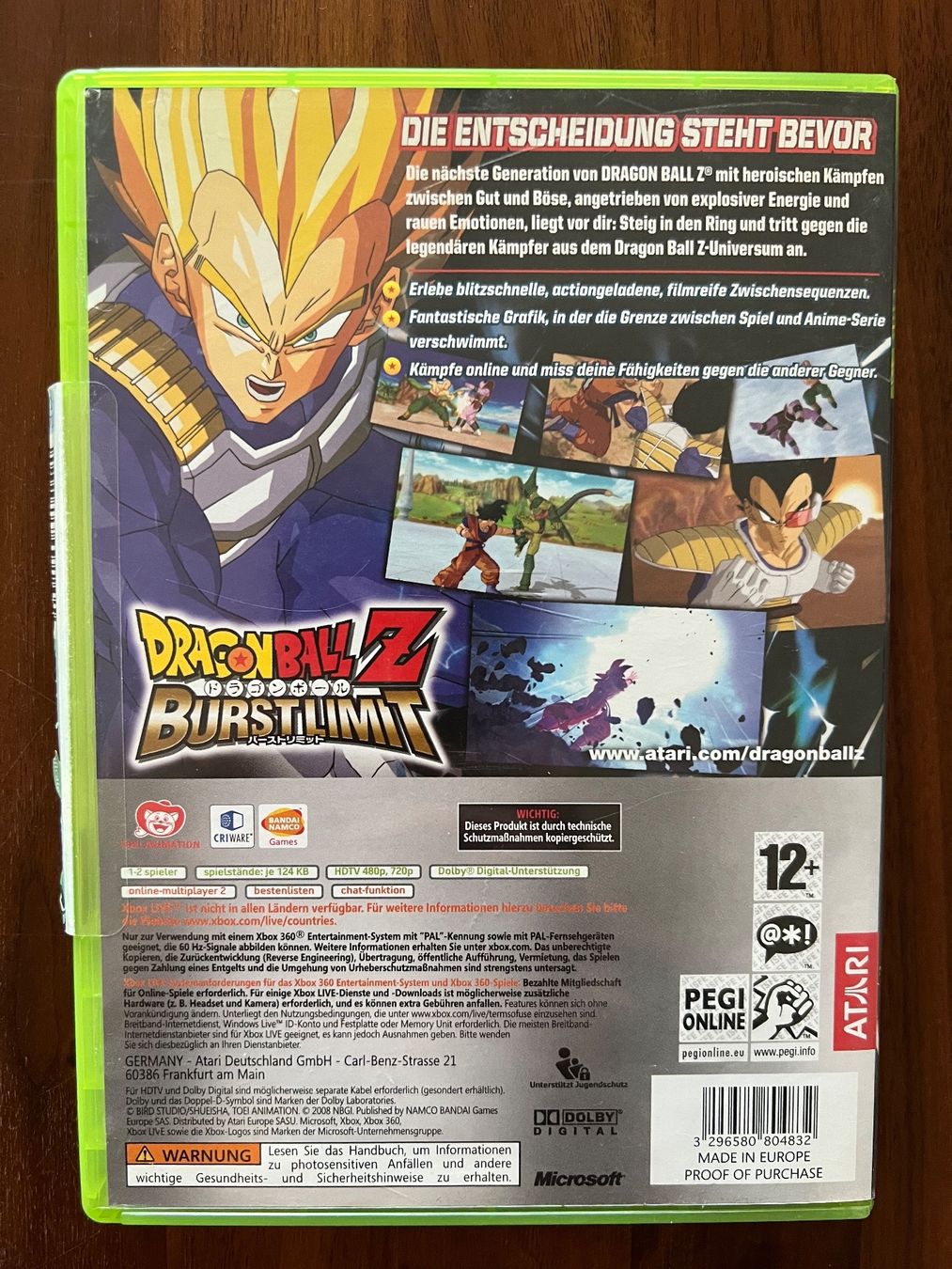 Giochi: Dragon Ball Burst Limit Xbox 360 – Usato da Dübendorf venduto da CellarSeller 1