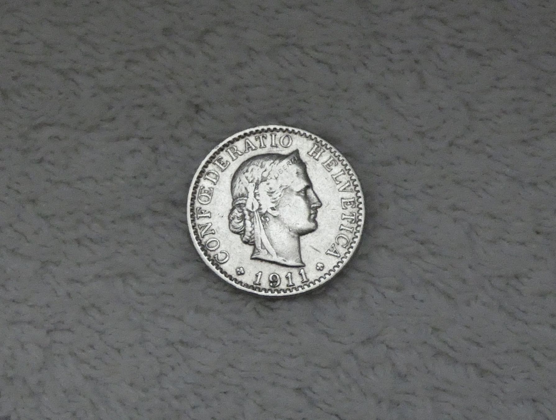 Tutti le monete: 20 centimes/Rappen 1911 – Usato da Nyon venduto da Ilmi09