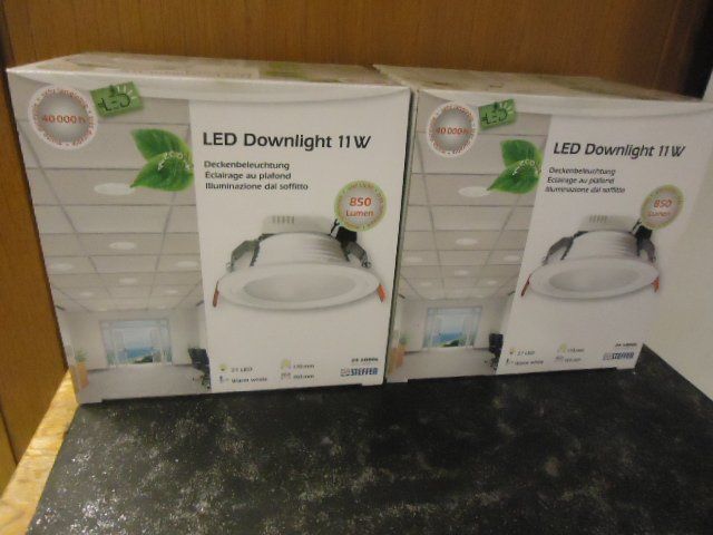 Lustres & lampes de plafonds: 2-LED Downlight 11W Deckenbeleuchtung – Neuf (Voir description) à Zürich par liquidation-cobra 6