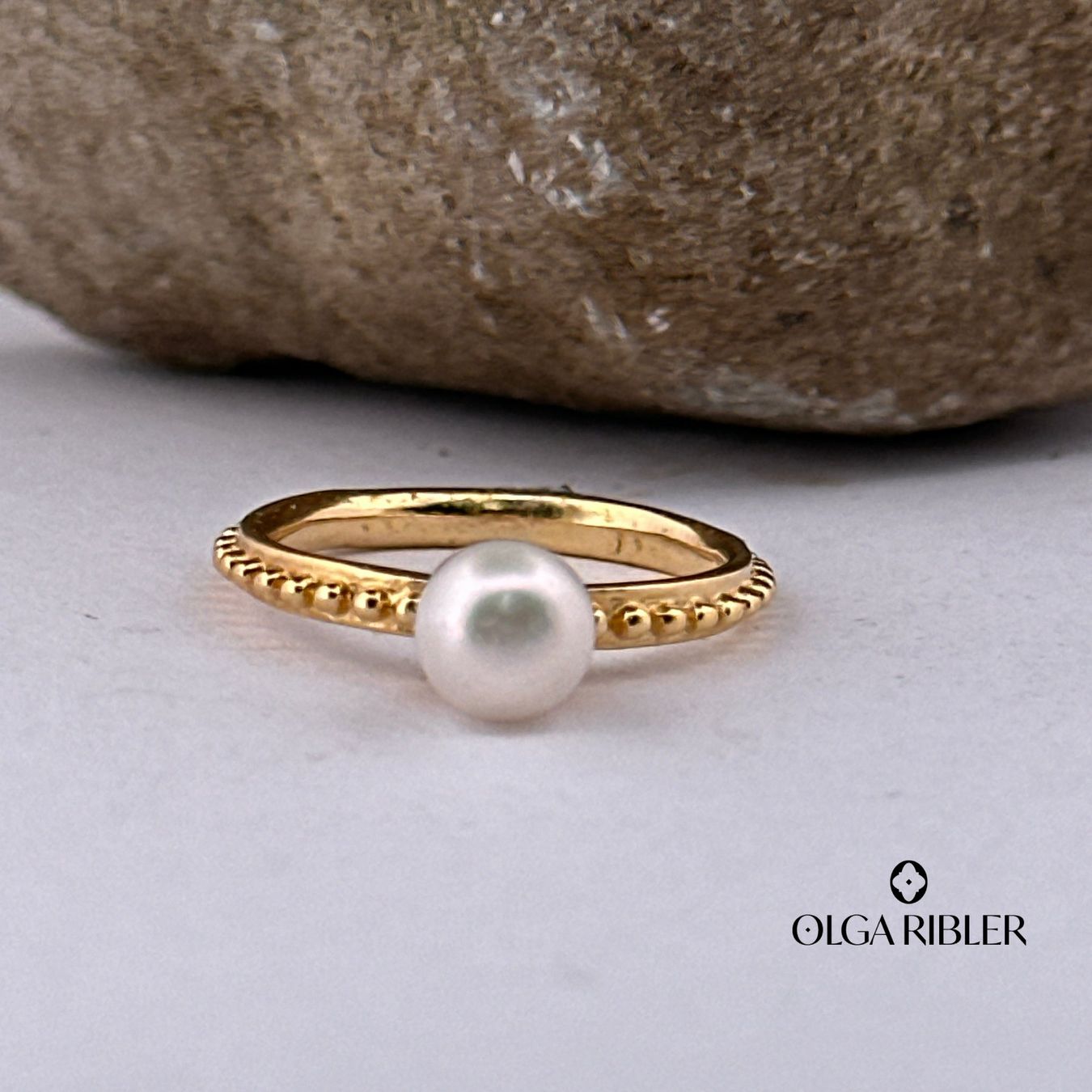 Olga Ribler Anelli: Feiner Silber Ring 925 mit Perle Grösse 56 – Nuovo (secondo la descrizione) da Luzern venduto da Schmuckoutlet