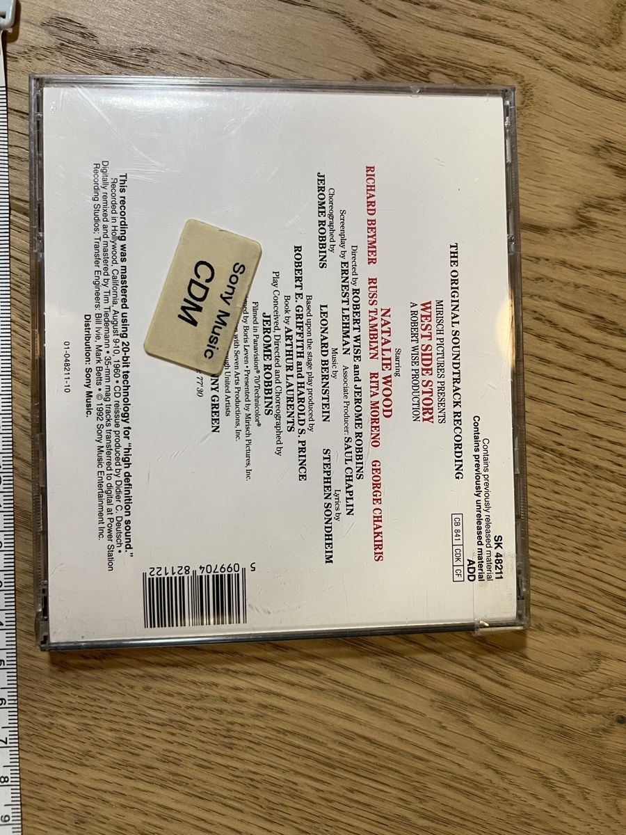 CDs: West Side Story - Original Soundtrack CD – Gebraucht aus Oensingen von katepe 1