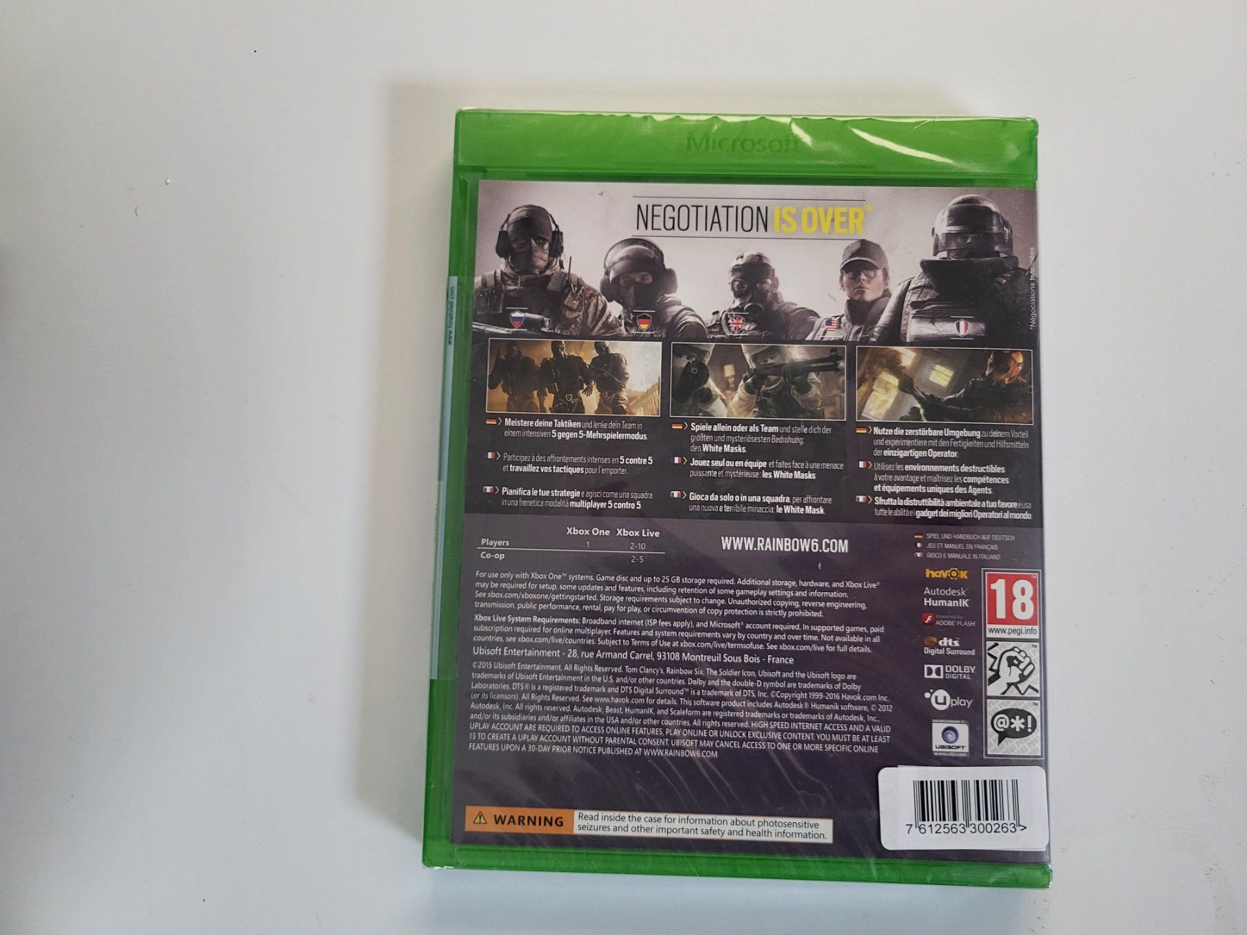 Microsoft Giochi: Rainbow Six Siege – Nuovo e nell'imballaggio originale da Schwanden GL venduto da tumen 1