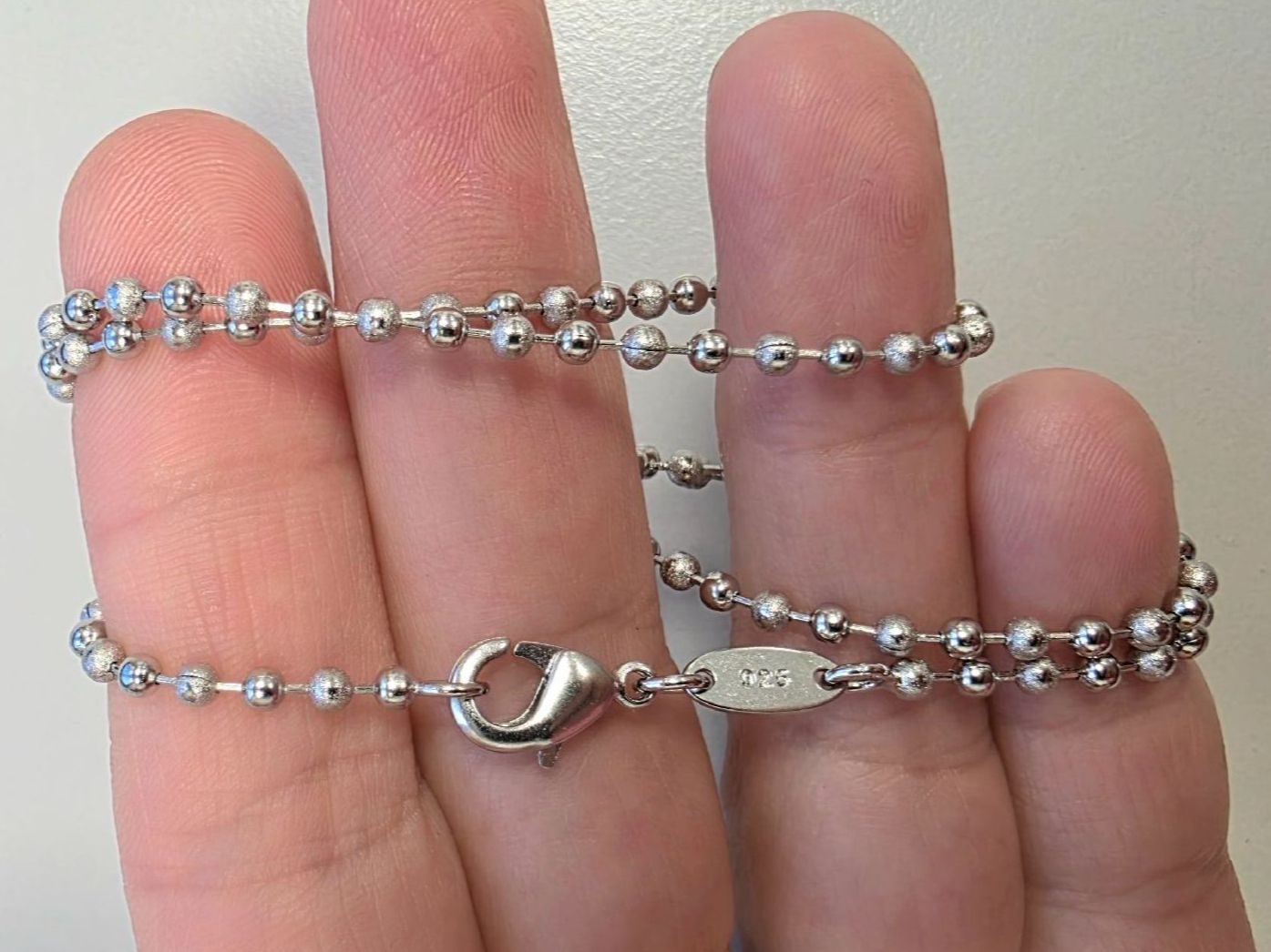 Catenine: Kugelkette Silber 925 – Nuovo (secondo la descrizione) da Madetswil venduto da triforuz 1
