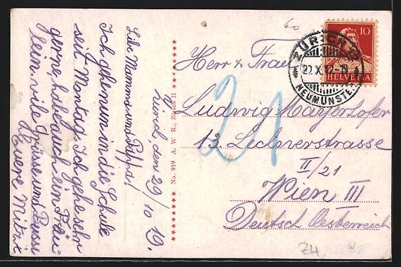 Cartoline postali: Zürich, Strassenbahn auf der Bahnhofbr – Usato da Berlin venduto da bartko-reher 1