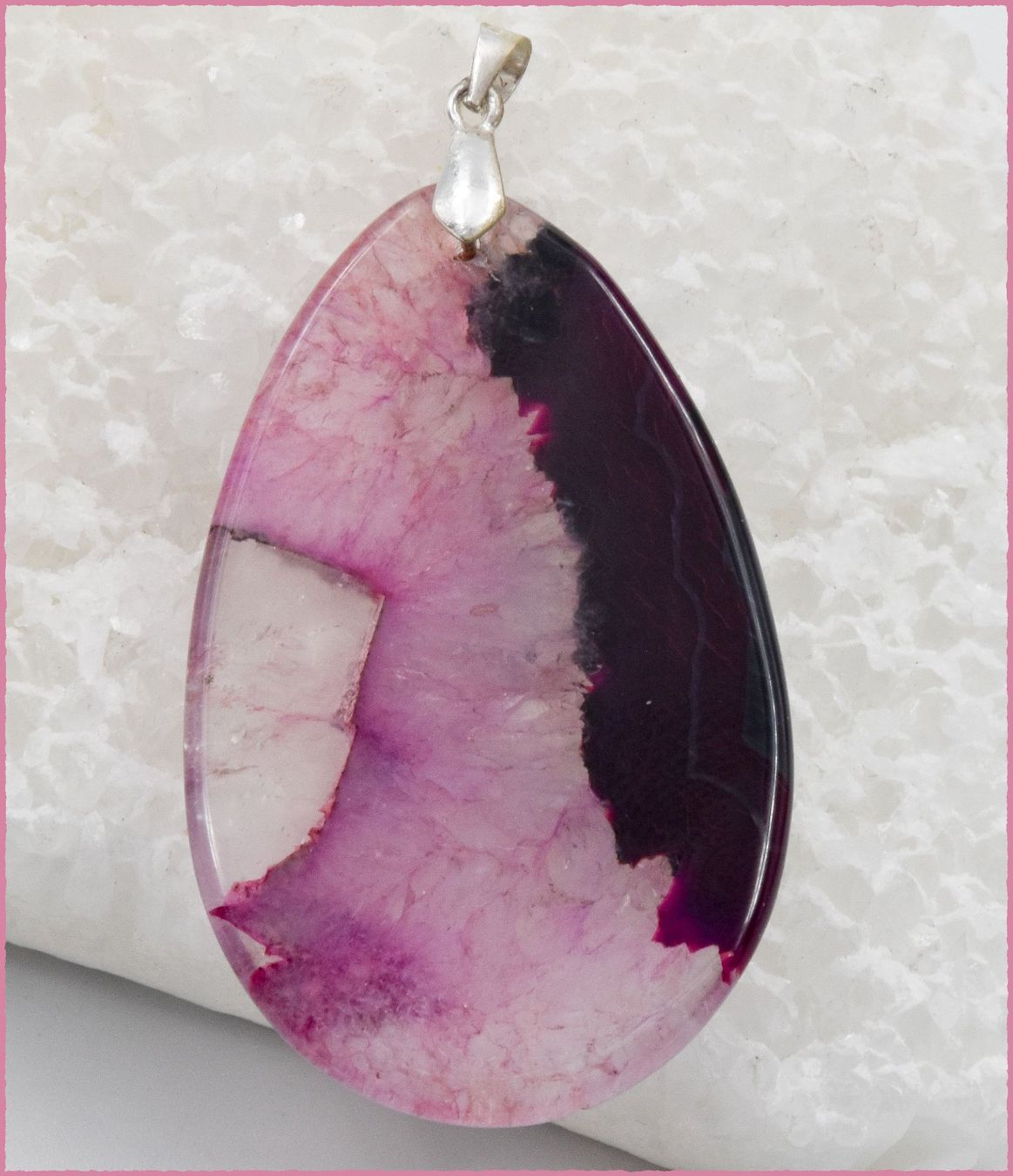 Anhänger: Achat Druzy Anhänger 925 Silber – Neu und originalverpackt aus Oberglatt ZH von Goldfee1 1