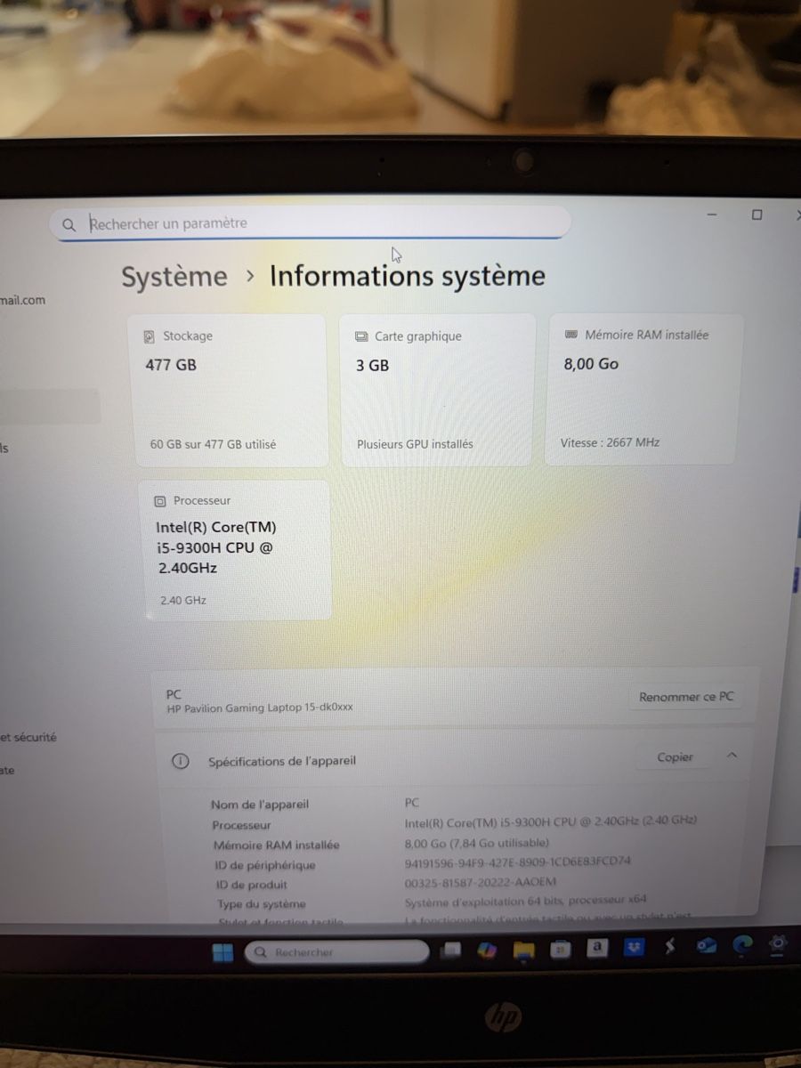 Hewlett Packard Notebooks: Ordinateur portable HP Pavilion i5 – Gebraucht aus Meyrin von SA_3006 4