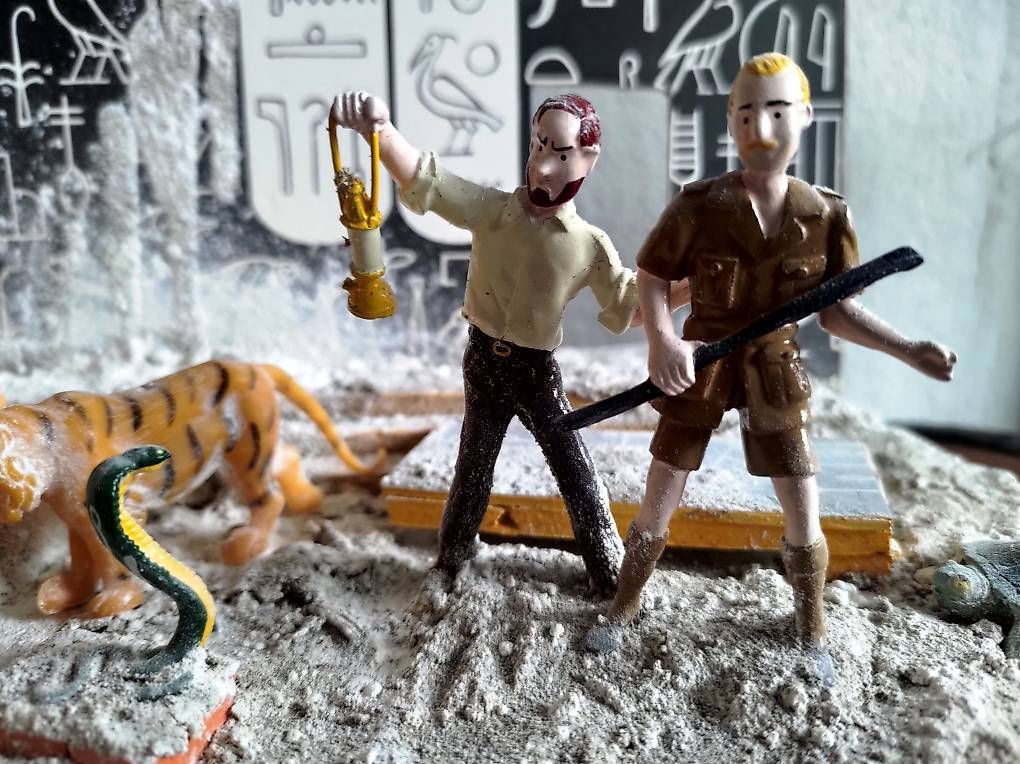 Fumetti: JACOBS Diorama BLAKE & MORTIMER GRANDE PYRAMIDE Pixi – Nuovo (secondo la descrizione) da LAUSANNE venduto da swof 2