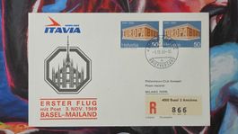 CL36 Enveloppe + Timbre Suisse - Theme Aviation 1969