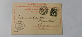 Carte postale Weltpostverein 1899