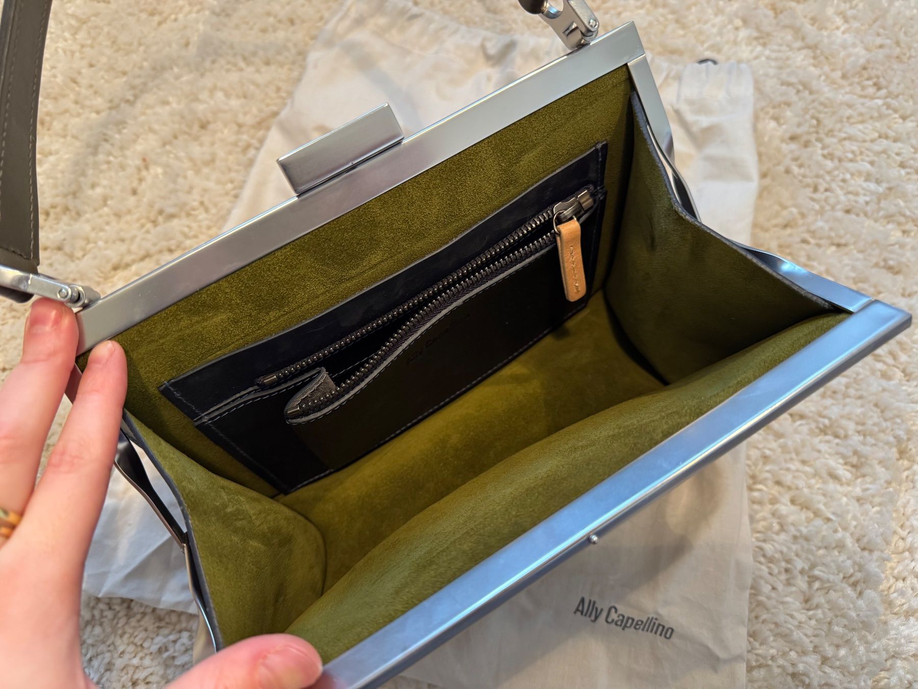 Borse: Ally Capellino Leather Handbag – Usato da Fribourg venduto da mariedw 7