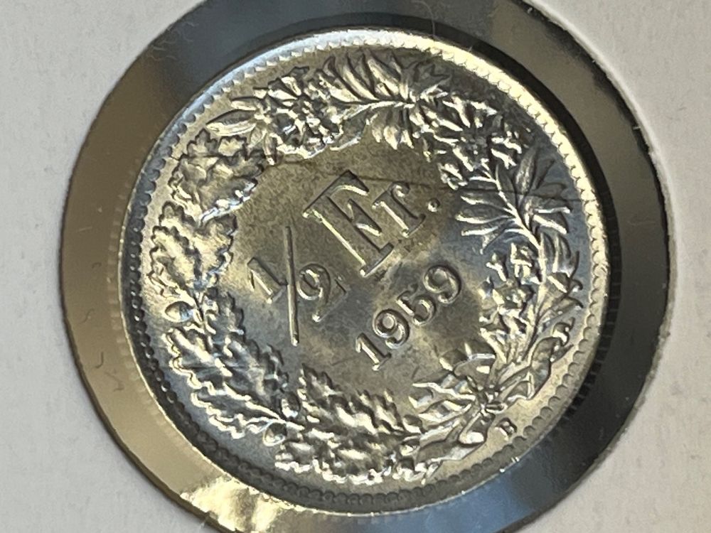 50 Rappen 1959 STGL (Gebraucht) in Tägerwilen für CHF 2 – mit Lieferung ...