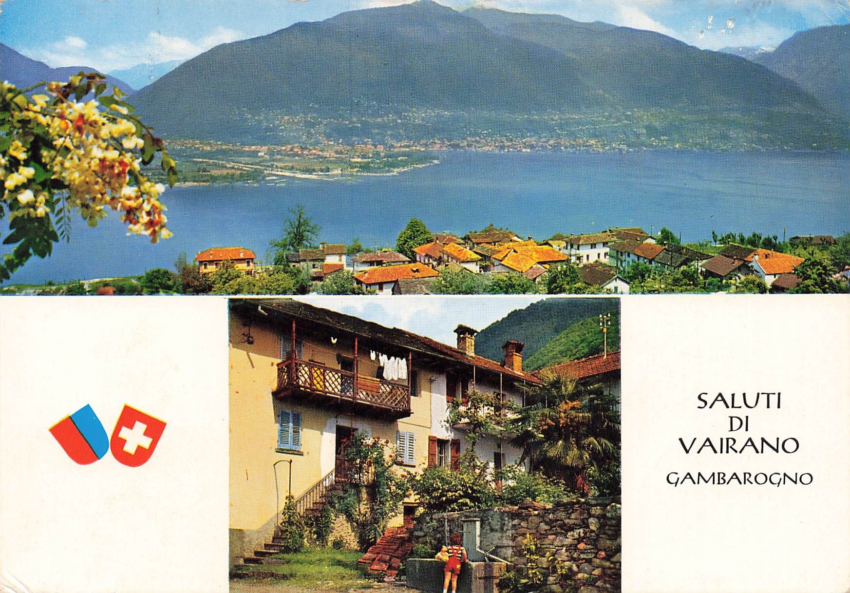 Cartoline postali: Gambarogno Vairano – Usato da Biasca venduto da Blenio71