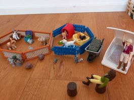 SCHLEICH Camping mit Tieren-Konvolut
