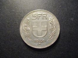 5.- Fr 1940  Magnifique pièce  Top qualité