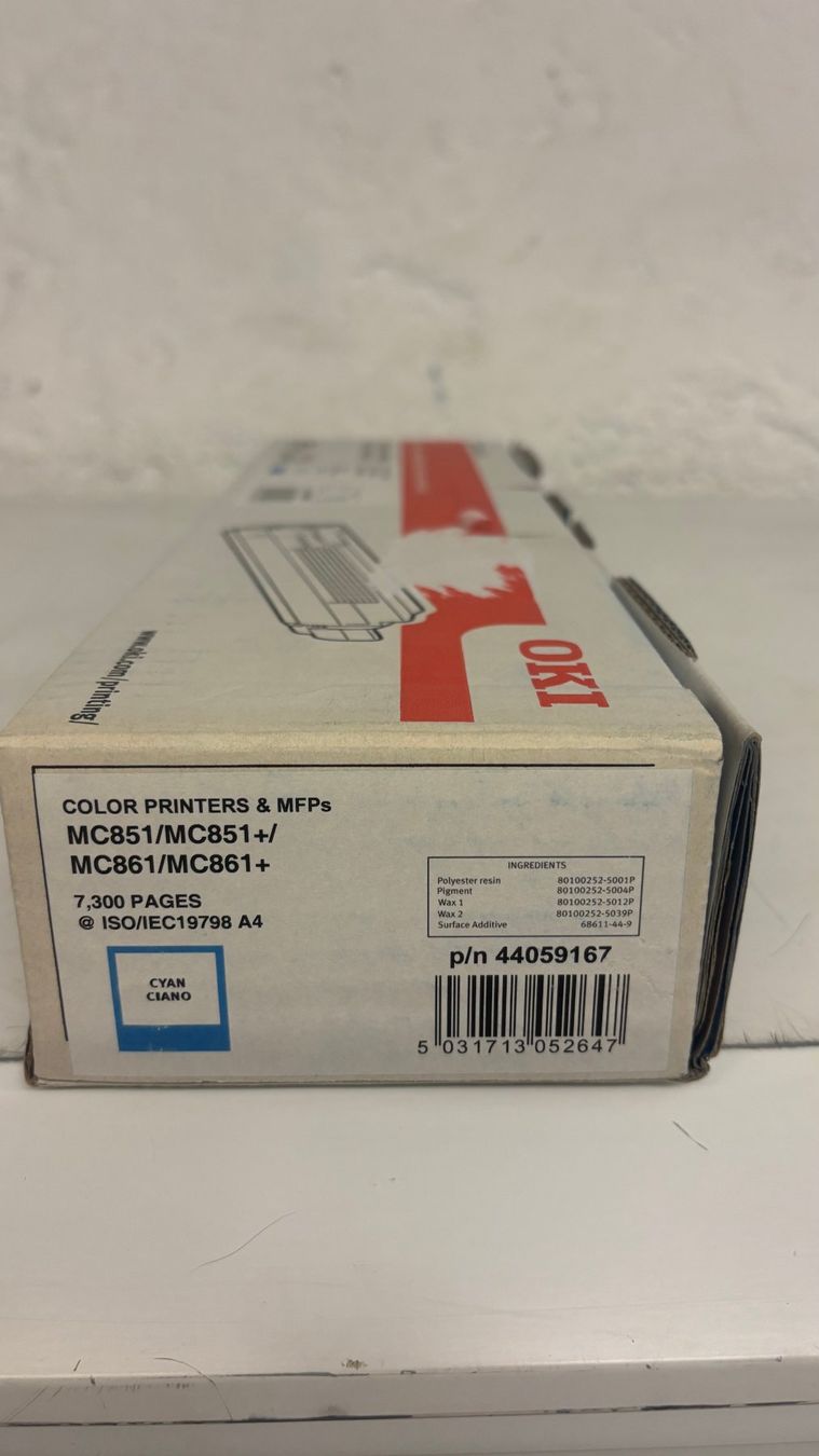 Oki Cartucce per stampanti & toner: OKI Toner CYAN MC851/MC861 neu – Nuovo e nell'imballaggio originale da Berg am Irchel venduto da Sputnik8
