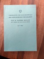 Verzeichnis Rollmaterial Schweizer Privatbahnen - 1956