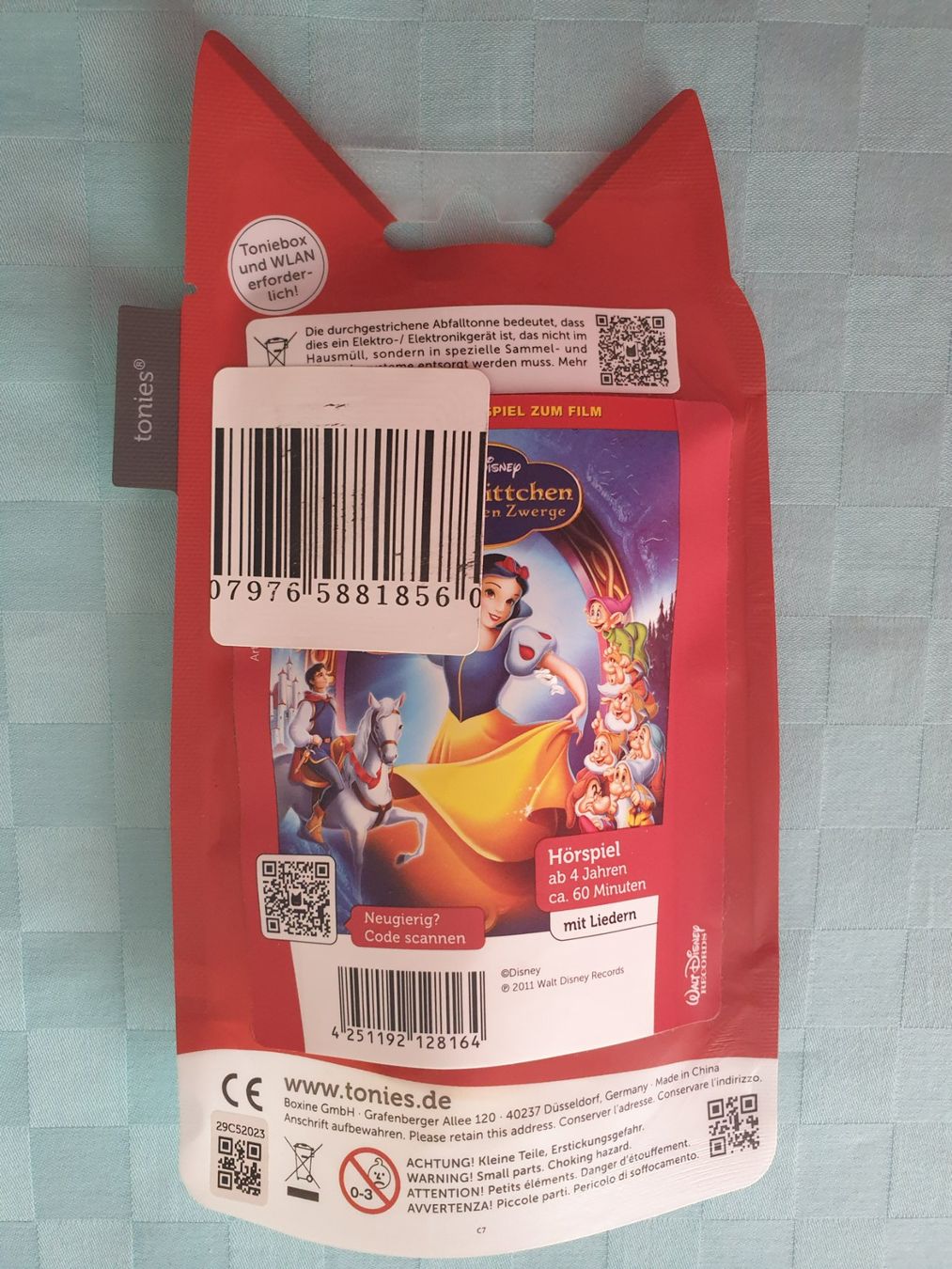 Audiolibri: Disney Schneewittchen Tonie Figur – Nuovo (secondo la descrizione) da Mörschwil venduto da spirspi 1
