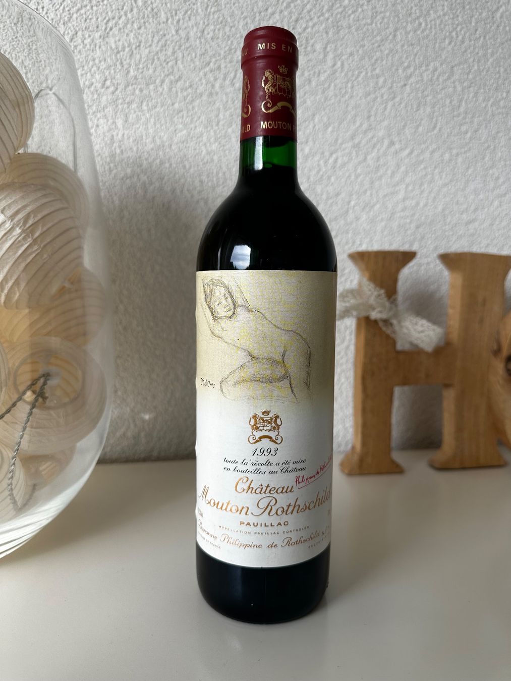 Mouton Rothschild Vino: Château Mouton Rothschild 1993 – Nuovo (secondo la descrizione) da Yens venduto da Rilou80